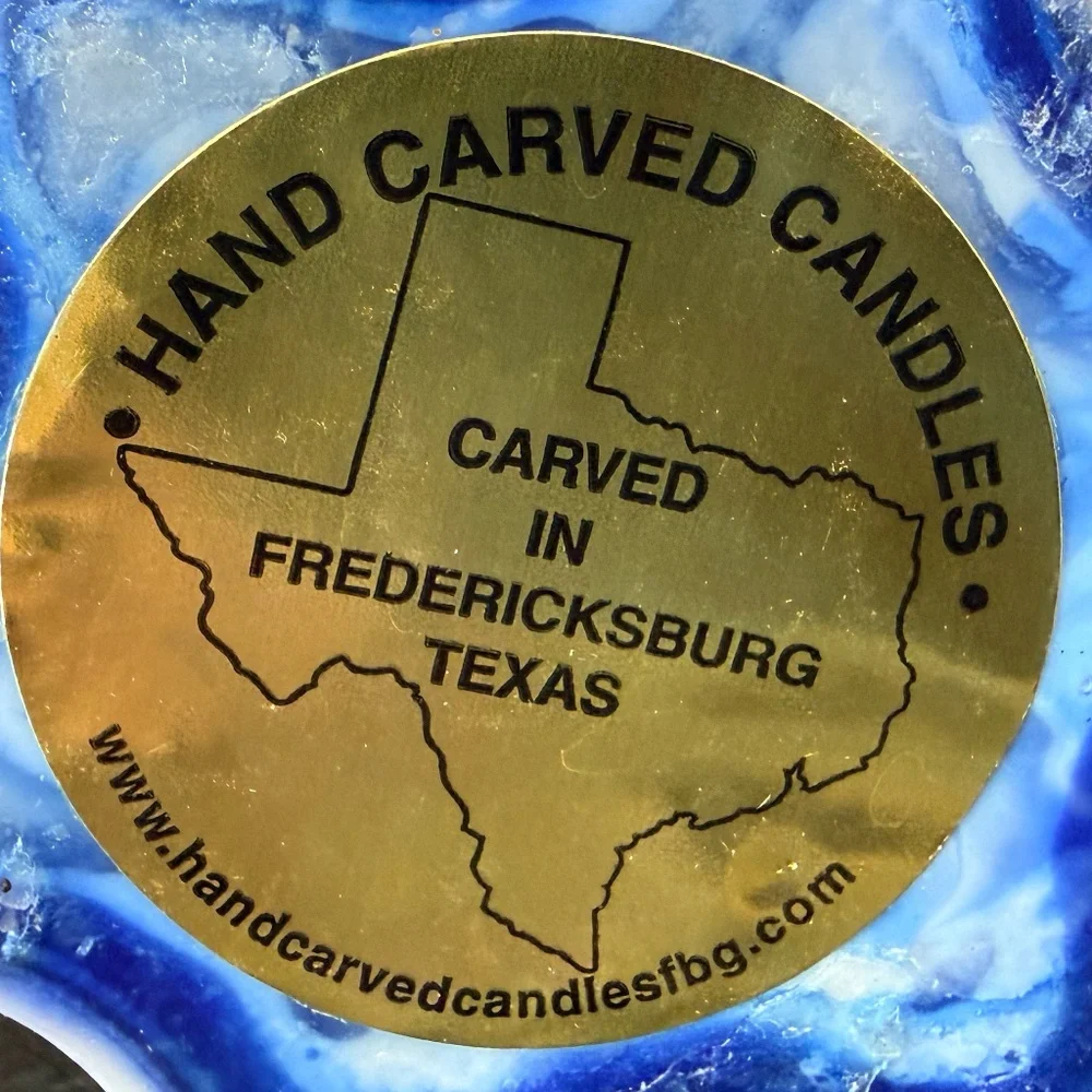 Carved Handmade Candle